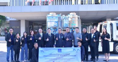 อว. โดยนาโนเทค สวทช. ส่งมอบเครื่องกรองน้ำนาโน 10 เครื่องให้ กปภ. สนับสนุนภารกิจบริการน้ำดื่มในพื้นที่อุทกภัยหาดใหญ่